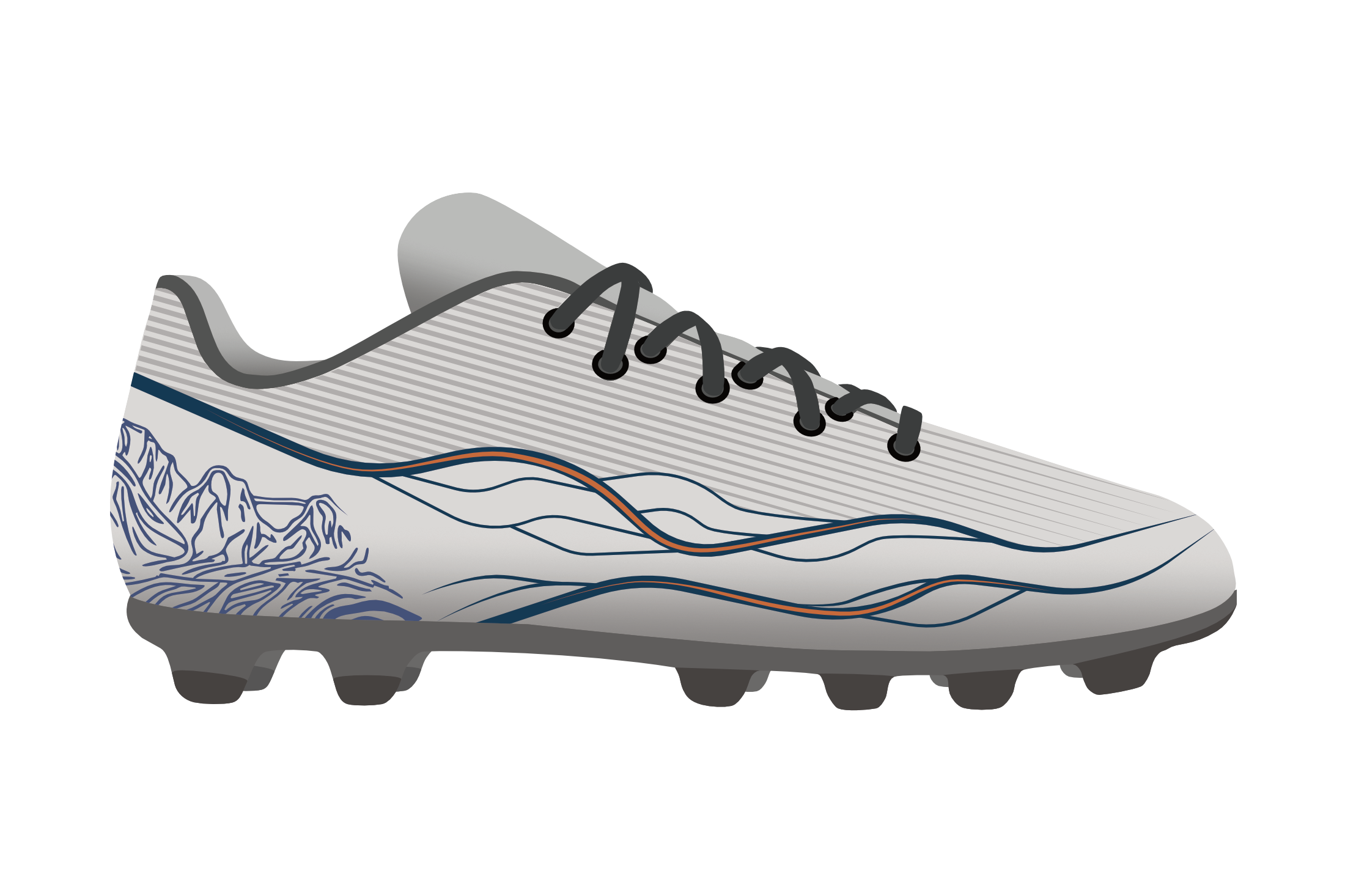Flow Arc on Shoe